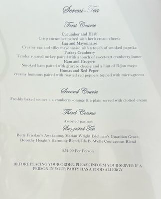 Menu photo 3 Posh Tea Room  Monroe, CT