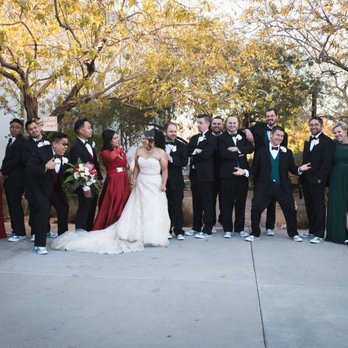 Marie Grantham Photography - Wedding party photo after the church ceremony - Session Photography Near Me - Las Vegas, Nevada