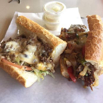 OUTTA BRONX - Chop was good, cheese steak was delicious. (Left to right) - Delis Near Me - Phoenix, Arizona