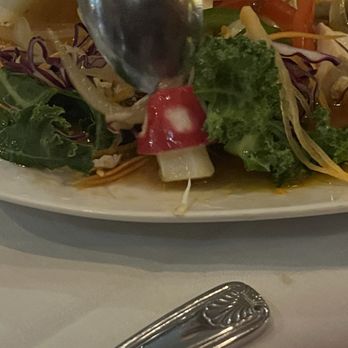 Thai Garden - Radish cut to look like a mushroom - Thai Near Me - Northampton, Massachusetts Thai Garden - Radish cut to look like a mushroom - Thai Near Me - Northampton, Massachusetts