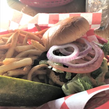 Brooklyn Crab - barely average sized burger for above average price! - Seafood Near Me - Brooklyn, New York