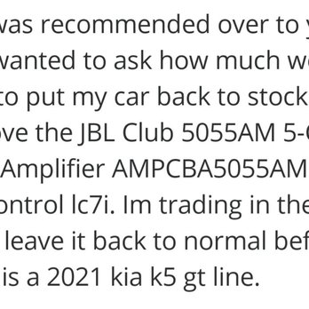 Bristol Sound - Proof that they knew that i was dealing with. - Car Stereo Installation Near Me - Santa Ana, California Bristol Sound - Proof that they knew that i was dealing with. - Car Stereo Installation Near Me - Santa Ana, California