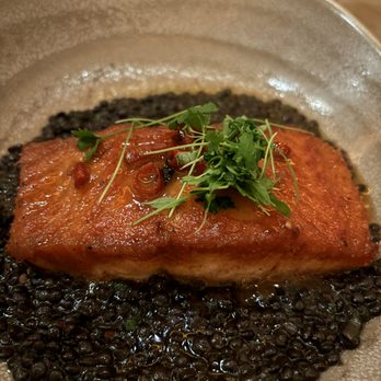 Serena Pastificio - Salmon and black lentils - Italian Near Me - Atlanta, Georgia Serena Pastificio - Salmon and black lentils - Italian Near Me - Atlanta, Georgia