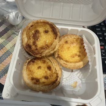 Kung Fu Dim Sum - Custard Portugese style ala pastel de nata so yummy and missing 1 already. LOL - Dim Sum Near Me - Fremont, California Kung Fu Dim Sum - Custard Portugese style ala pastel de nata so yummy and missing 1 already. LOL - Dim Sum Near Me - Fremont, California