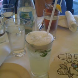 Litchfield Saltwater Grille - Sea foam Mojito!