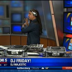 ItsDJMajestic - Live on Fox 5 News for Dj Friday!