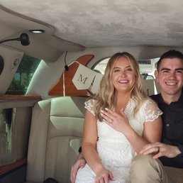 Surprised The Newlywed couple with a limo ride. Such a beautiful vehicle! Surprised The Newlywed couple with a limo ride. Such a beautiful vehicle!