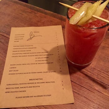 Bar B - Bloody samurai & bites menu - Italian Near Me - New York, New York