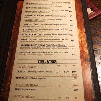 Ye Olde Orchard - the menu for the cocktail - Barbeque Near Me - Montreal, Quebec Ye Olde Orchard - the menu for the cocktail - Barbeque Near Me - Montreal, Quebec