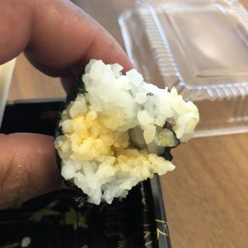 StreetSide Sushi - Salmon in only half of the roll - Food Trucks Near Me StreetSide Sushi - Salmon in only half of the roll - Food Trucks Near Me