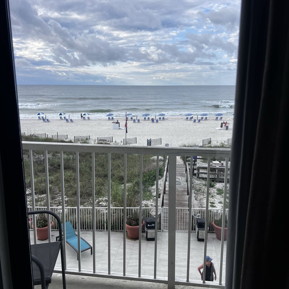 Sleep Inn On The Beach - 3rd floor view from our room - Hotels Near Me - Orange Beach, Alabama Sleep Inn On The Beach - 3rd floor view from our room - Hotels Near Me - Orange Beach, Alabama