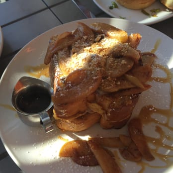 Eggstasy - Dutch Apple French Toast. Apples were cooked perfectly and the cinnamon butter was to die for. - Breakfast & Brunch Near Me - Scottsdale, Arizona