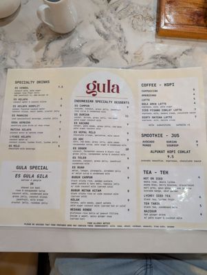 Menu photo 7 GULA Doraville, GA