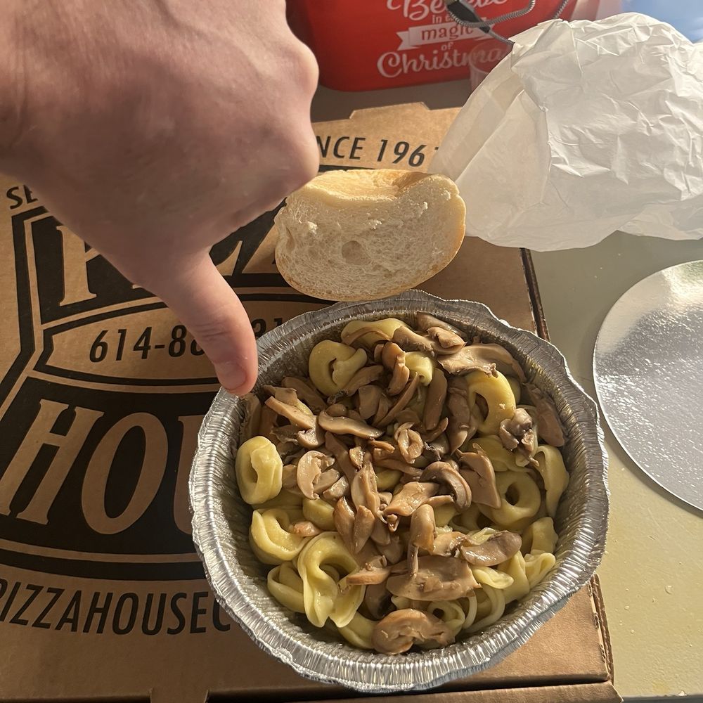 The Pizza House - Tortellini with mushroom sauce - Pizza Near Me - Columbus, Ohio