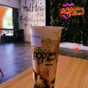 Popping Ave Boba Tea - BlackTiger - Drink Special - Bubble Tea Near Me - Fresno, California
