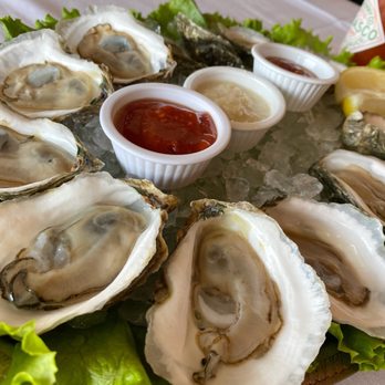 Gaido's - A dozen oysters on the half shell - super fresh! - Seafood Near Me - Galveston, Texas
