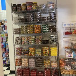 shelves full of candy shelves full of candy