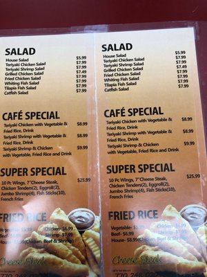 Menu photo 2 Cheese Steak Cafe Norcross, GA