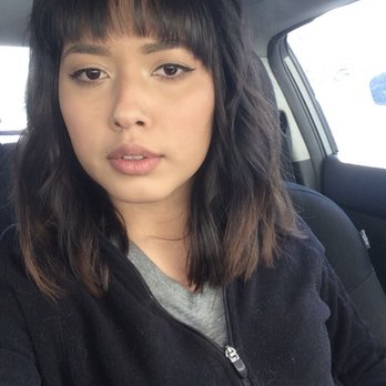 Monticello Salon & Spa - First time with Chey  I asked for bangs with layers in @salsalhair style - Hair Salons Near Me - Lancaster, California