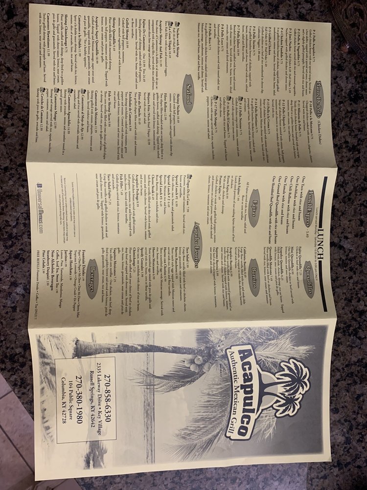 Acapulco Mexican Grill — Mexican restaurant in Russell Springs