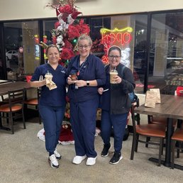 6am ready for Clinicals as nursing students ... but we needed to start out with delicious coffee from Pinecrest Bakery Cutker bay ! 12/2025 6am ready for Clinicals as nursing students ... but we needed to start out with delicious coffee from Pinecrest Bakery Cutker bay ! 12/2025