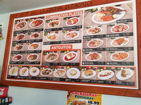 Menu photo 5 La Cocina Economica Phoenix, AZ