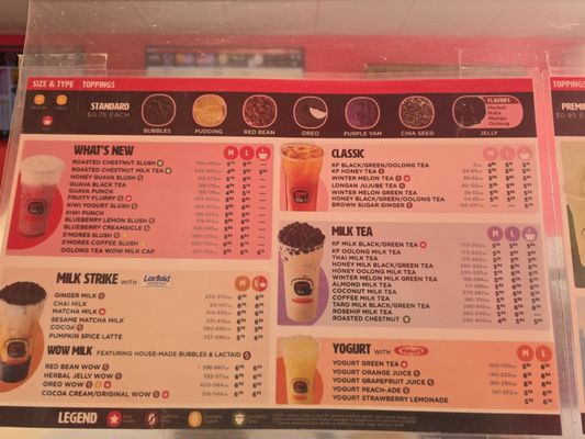Menu photo 1 Kung Fu Tea - Williston Park Williston Park, NY Menu photo 1 Kung Fu Tea - Williston Park Williston Park, NY