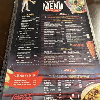 Taqueria Coapeñitos - Menu - Fast Food Near Me - Cancún, ROO Taqueria Coapeñitos - Menu - Fast Food Near Me - Cancún, ROO
