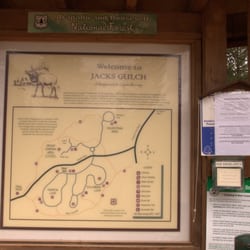 Jacks Gulch Campground - Campground sign
