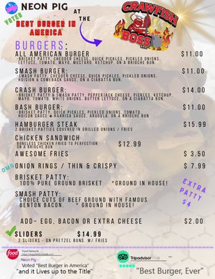 Menu photo 1 The Crawfish Boss Youngsville, LA Menu photo 1 The Crawfish Boss Youngsville, LA