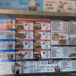 A&W Restaurant - Menu