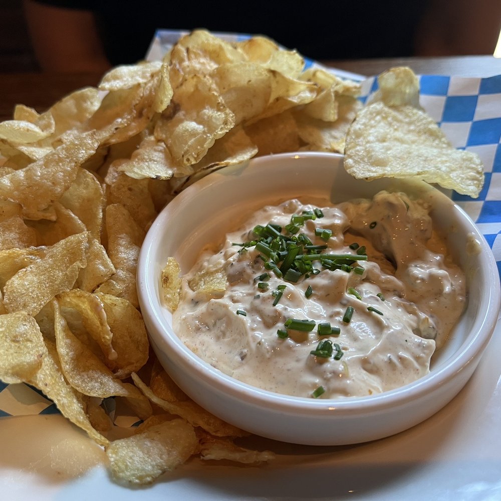 Taylor Shellfish Oyster Bar - Smoked Oyster Dip. Served with kettle chips. Fantastic flavor. - Seafood Near Me - Seattle, Washington Taylor Shellfish Oyster Bar - Smoked Oyster Dip. Served with kettle chips. Fantastic flavor. - Seafood Near Me - Seattle, Washington