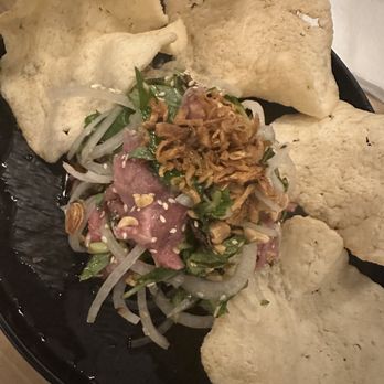 Paris Banh Mi - Bo tai chanh. Too much onions not enough meat for the price - Vietnamese Near Me - Duluth, Georgia