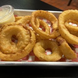 Happy Happy Burger - Onion rings. Excellent!