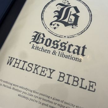 Bosscat Kitchen & Libations - Whiskey Bible - Bars Near Me - Orange, California