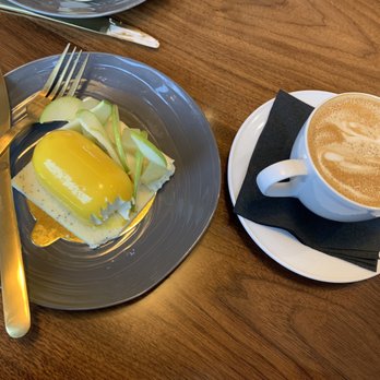 Edwards Dessert Kitchen - Yuzu and green apple. And a cappuccino. - Desserts Near Me - Minneapolis, Minnesota