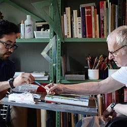 Renewal Memory Partners - Jack, a retired fine arts professor, rediscovered painting thanks to the creative approach of his Care Partner Kevin, also an artist.