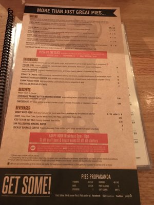 Menu photo 6 Pies & Pints - Lexington Lexington, KY Menu photo 6 Pies & Pints - Lexington Lexington, KY