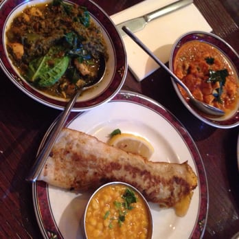 Mother India's Café - Chicken saag, mince pancake, diced chilli garlic chicken. - Indian Near Me - Glasgow, GLG Mother India's Café - Chicken saag, mince pancake, diced chilli garlic chicken. - Indian Near Me - Glasgow, GLG