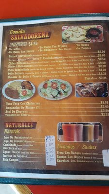 Menu photo 5 Tierra Y Sazon Reno, NV