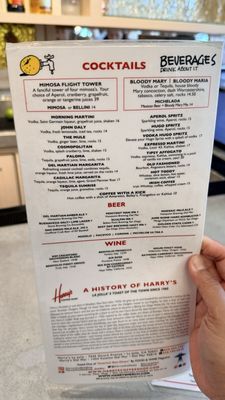 Menu photo 6 Harry's Coffee Shop Del Mar, CA