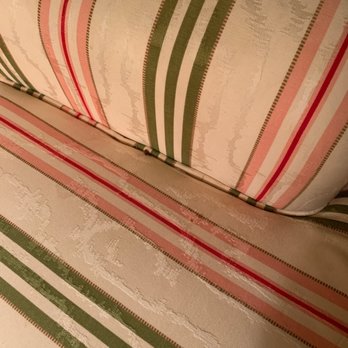 Braxton Cleaning Solutions - There was a big red wine stain in this watered silk fabric. It's all gone. - Carpet Cleaning Near Me - Florence, Kentucky