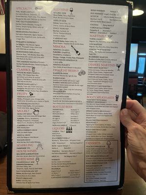 Menu photo 2 The Horseshoe Grill Tucson, AZ Menu photo 2 The Horseshoe Grill Tucson, AZ