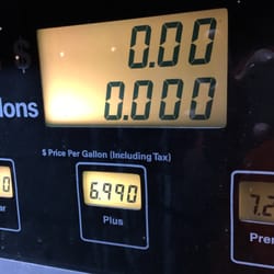 Amerigo Gas Station - 7 BUCKS A GALLON! When the national average is 2 bucks. Talking about talking advantage of people.