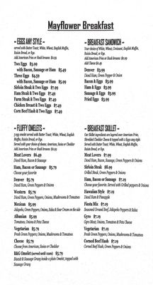 Menu photo 4 Mayflower Restaurant Dunlap, IL