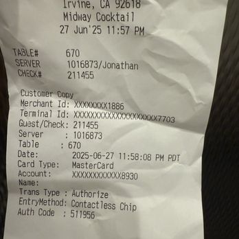 Dave & Buster's Irvine - Bill - American Near Me - Irvine, California