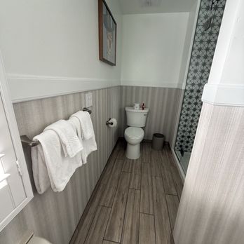 The Hadsten Solvang, Tapestry Collection by Hilton - Toilet next to shower - Hotels Near Me - Solvang, California The Hadsten Solvang, Tapestry Collection by Hilton - Toilet next to shower - Hotels Near Me - Solvang, California