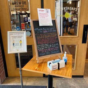 Steep Mountain Tea House - Mask and hand sanitizer provided - Bubble Tea Near Me - Bozeman, Montana