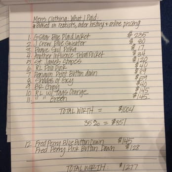 Tattered - After searching through receipts and order histories etc... Good quality stuff! - Used, Vintage & Consignment Near Me - Long Beach, California