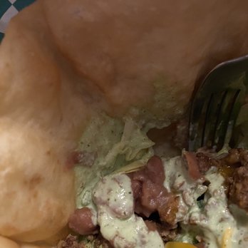 Mamacita’s - Regular sized fork to show how deep the salad didn't go - Mexican Near Me - Kent, Ohio